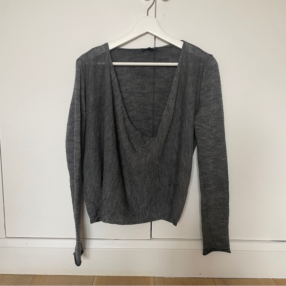 Eileen Fisher Grey Knit S